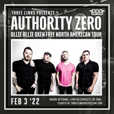 Authority Zero - Ollie Ollie Oxen Free North American Tour: 