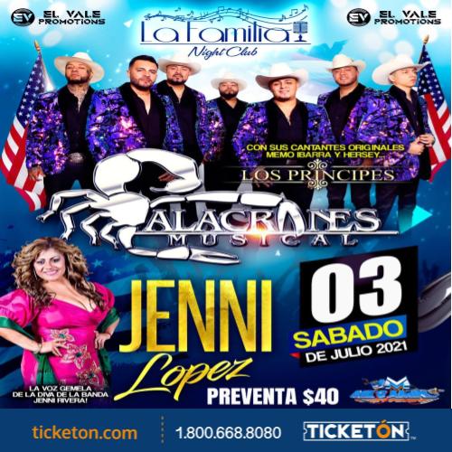 Alacranes Musical La Familia Night Club Tickets Boletos Sioux City