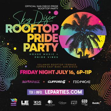 Sky Disco FRIDAY ROOFTOP PRIDE PARTY - San Diego Pride: 