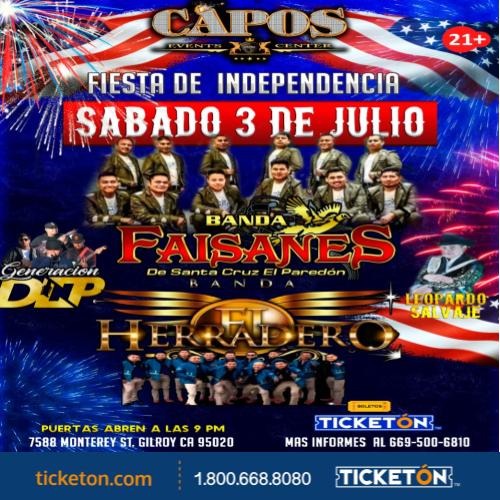 Generacion DLP. Banda El Herradero Capos Event Center Tickets Boletos