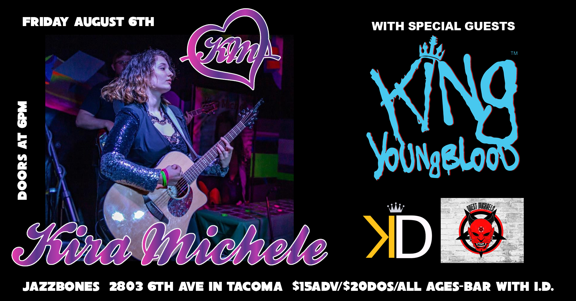 Buy Tickets to Kira Michele in Tacoma on Aug 06 2021