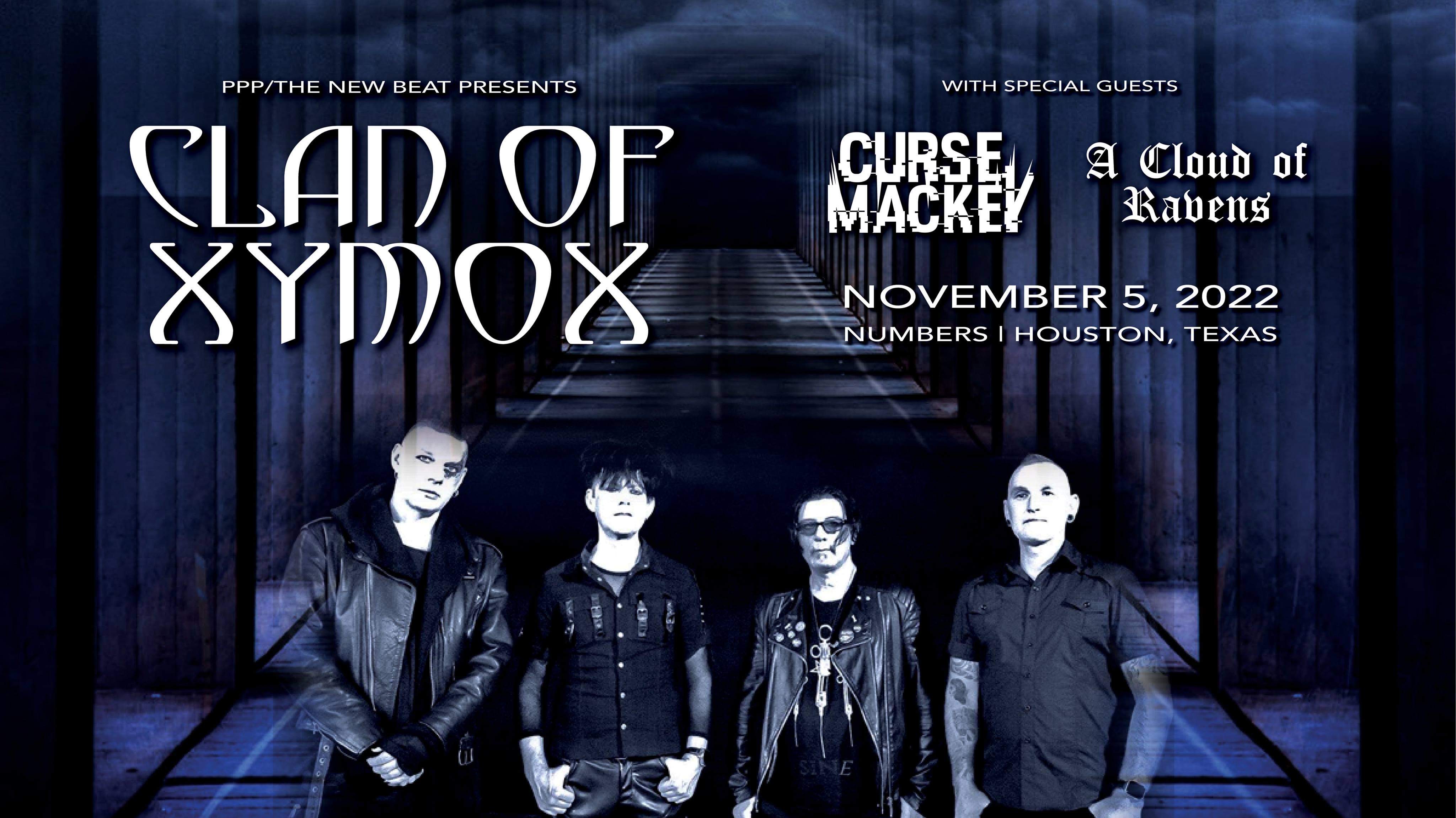 Buy Tickets to Clan of Xymox returns to NUMBERS in Houston on Nov 05, 2022