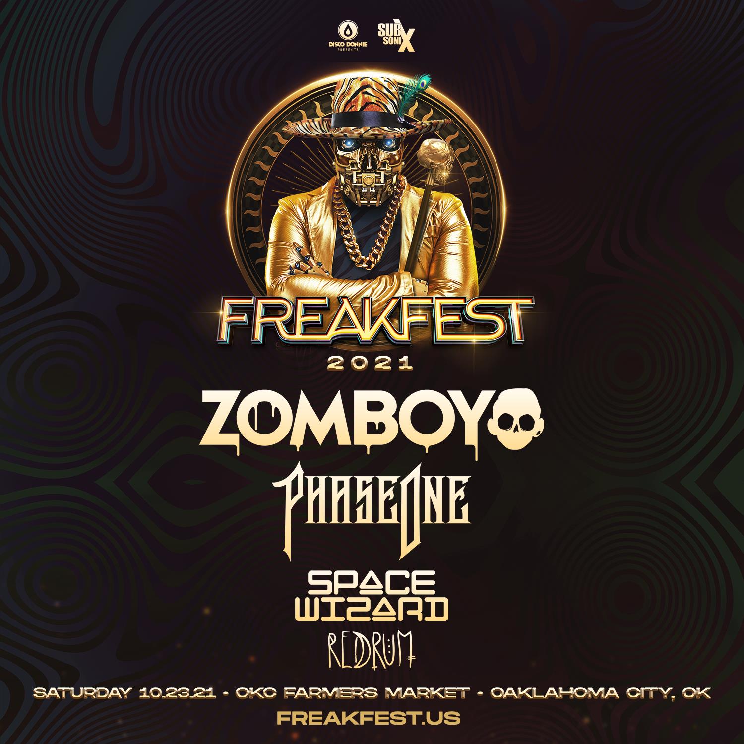 Buy Tickets to Freakfest Ft. Zomboy OKC in Oklahoma City on Oct 23, 2021