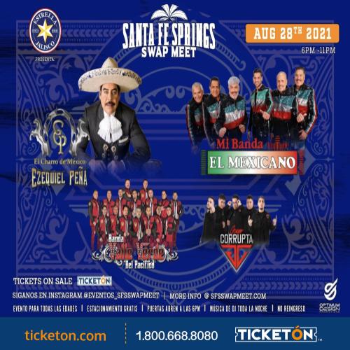 Ezequiel Pena El Mexicano y Mas Santa Fe Springs Swap Meet Tickets