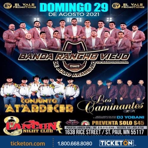 Banda Rancho Viejo - Cancun Night Club Tickets Boletos | ST Paul MN -  8/29/21