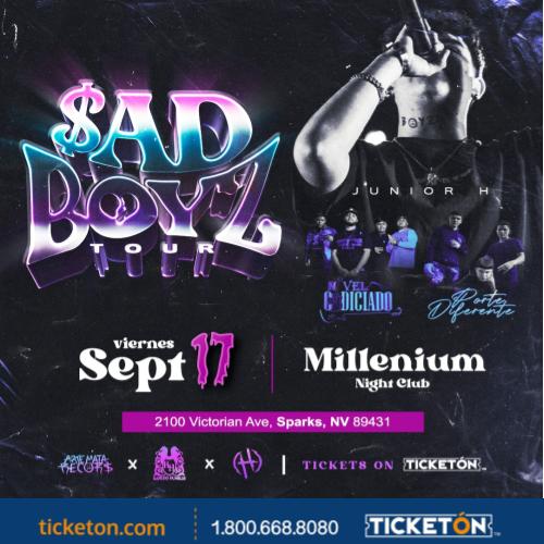 Sad Boyz - Millenium Night Club Tickets Boletos | Sparks NV - 9/17/21