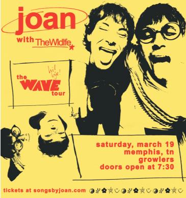joan - the WAVE tour w/ The Wldlfe: 