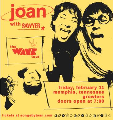 joan - the WAVE tour w/ Sawyer: 