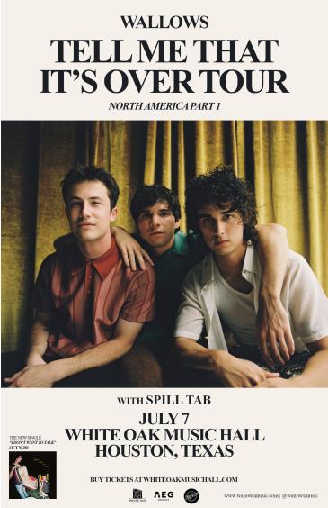Wallows – Tell Me That It’s Over Tour: 