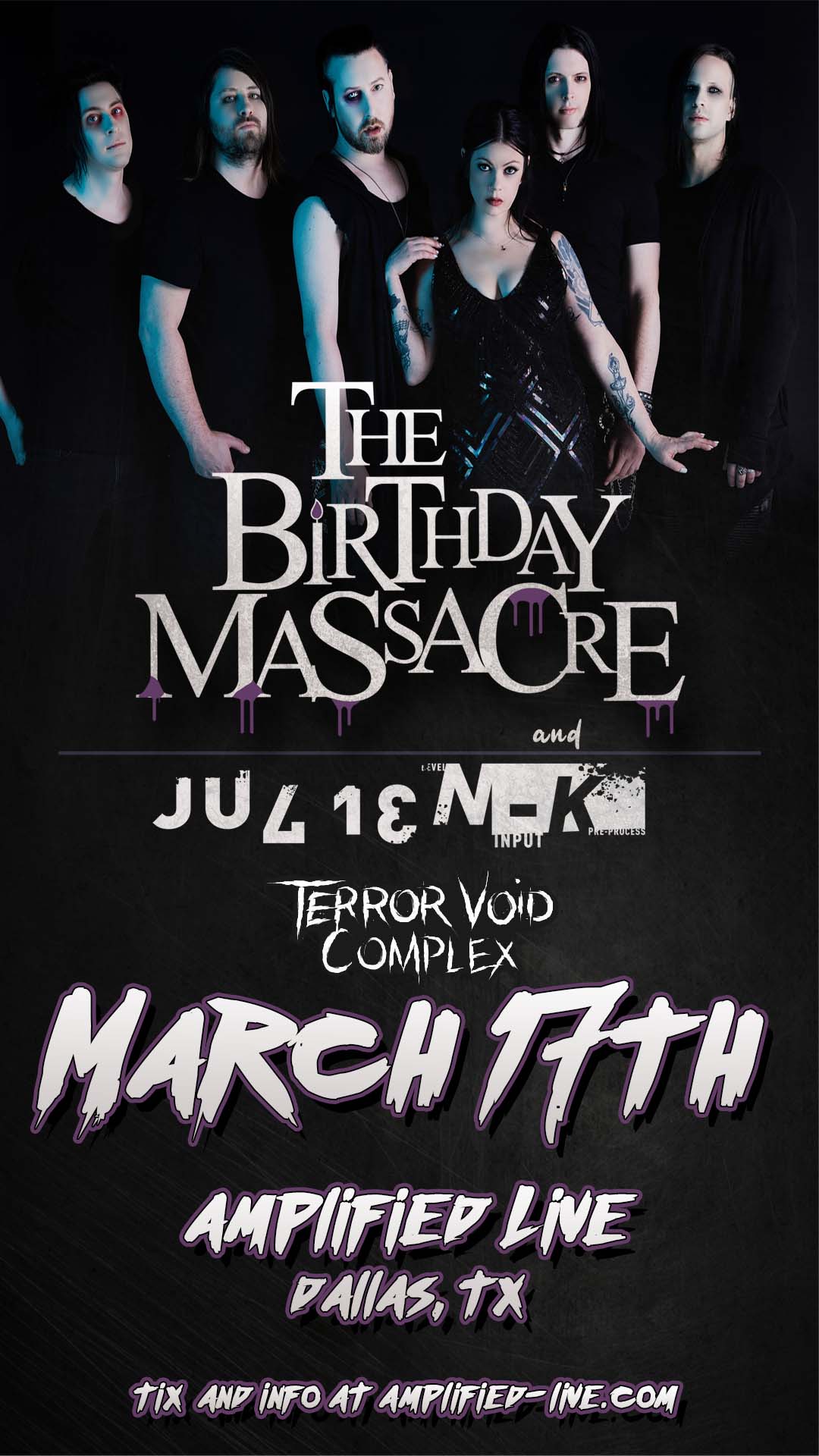 Buy Tickets To The Birthday Massacre In Dallas On Mar 17, 2022