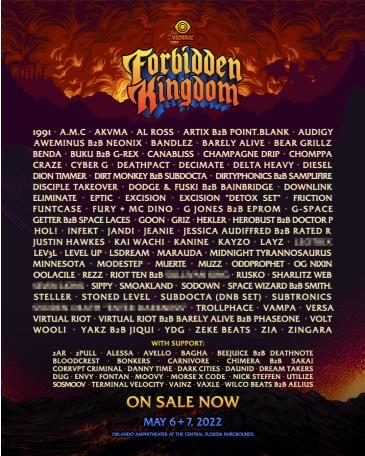 Forbidden Kingdom Music Festival 2022: 
