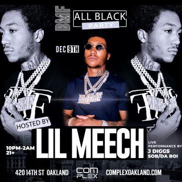 LIL MEECH BMF ( ALL BLACK PARTY): 