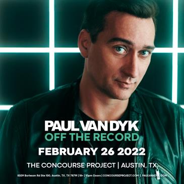 Paul Van Dyk at The Concourse Project: 
