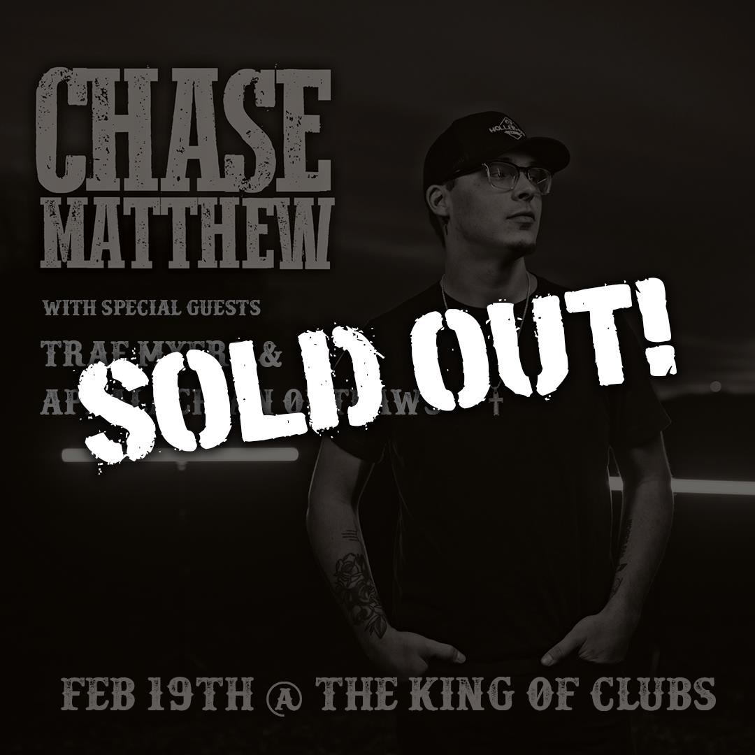 Buy Tickets to Chase Matthew in Columbus on Feb 19, 2022