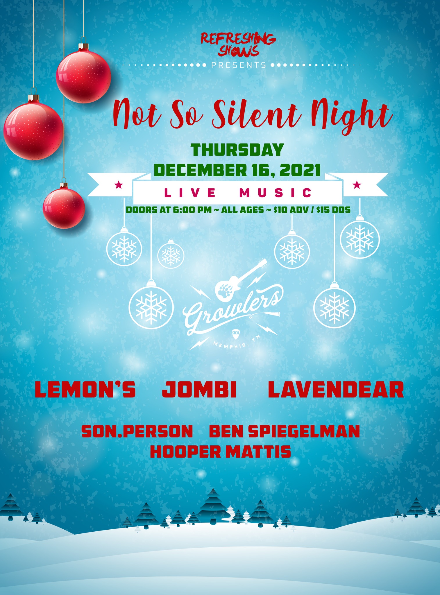 Buy Tickets to Not So Silent Night in Memphis on Dec 16, 2021