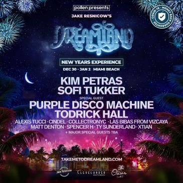 DREAMLAND MIAMI: NEW YEARS FESTIVAL WEEKEND PASS: 