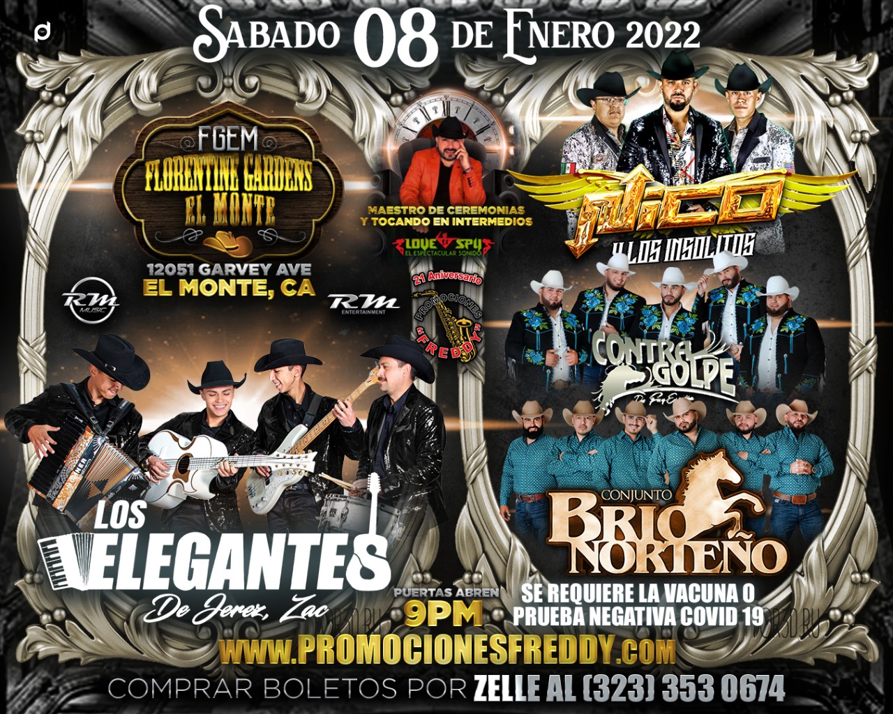 Buy Tickets to LOS ELEGANTES DE JEREZ in El Monte on Jan 08, 2022