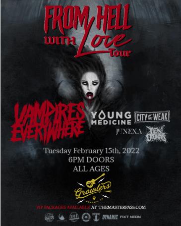 Vampires Everywhere - From Hell With Love Tour: 
