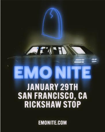 EMO NITE at Rickshaw Stop presented by Emo Nite LA: 