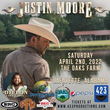 Justin Moore - LIVE at The Oaks Farm: 