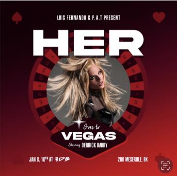 HER GOES TO VEGAS: 