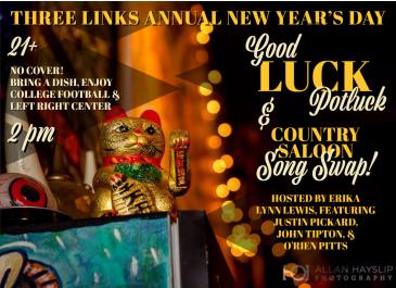 New Year's Day Good Luck Potluck & Country Saloon Song Swap!: 