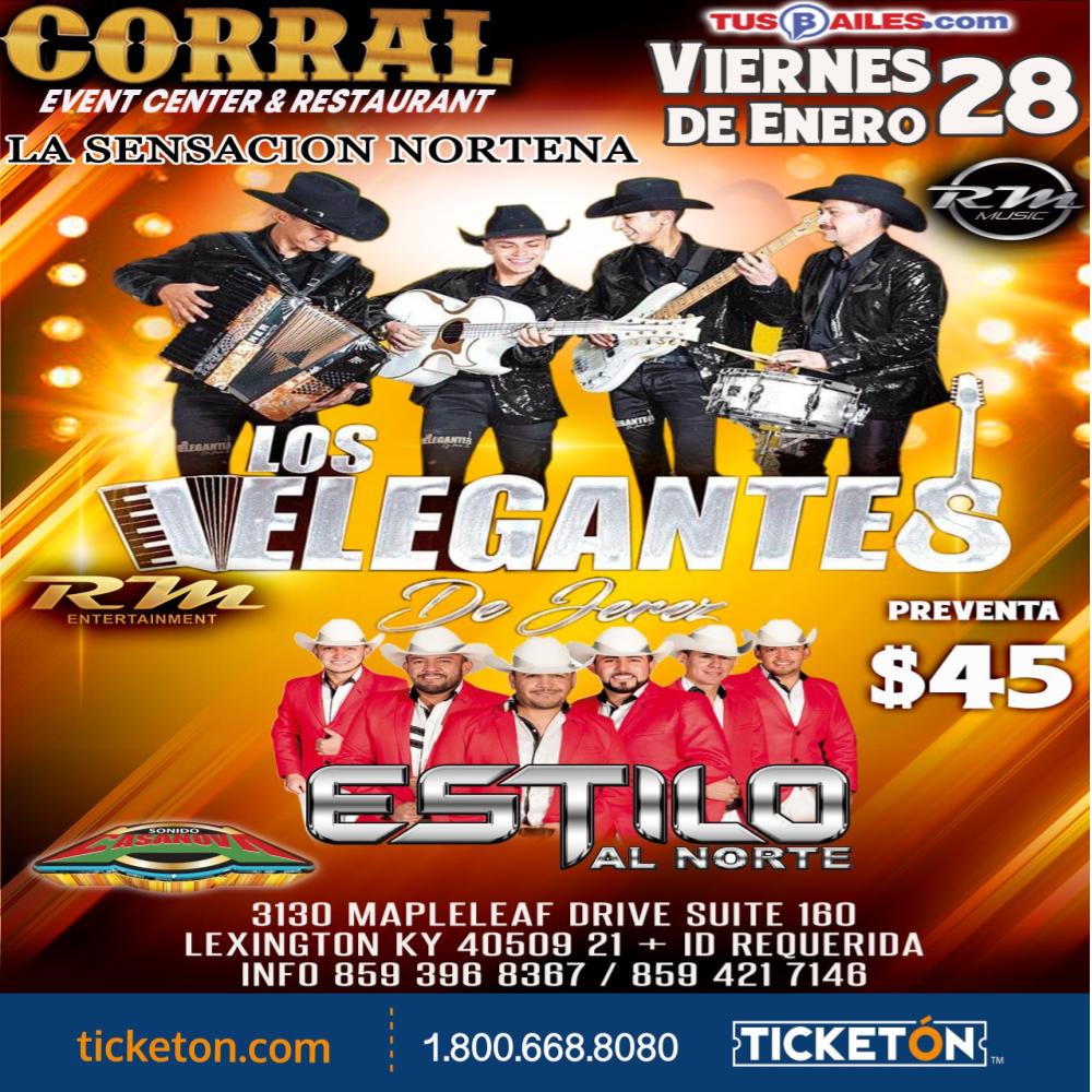 LOS ELEGANTES DE JEREZ Tickets The Corral Event Center on January 28