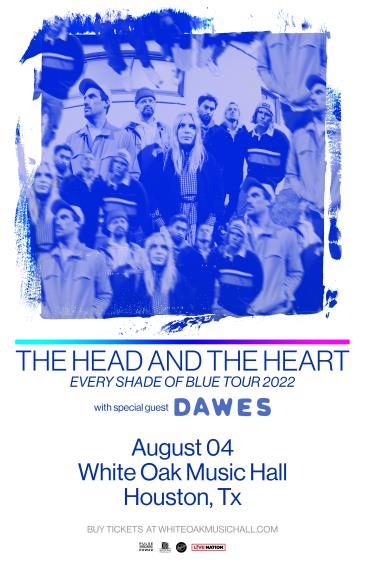 The Head And The Heart – Every Shade of Blue Tour 2022: 