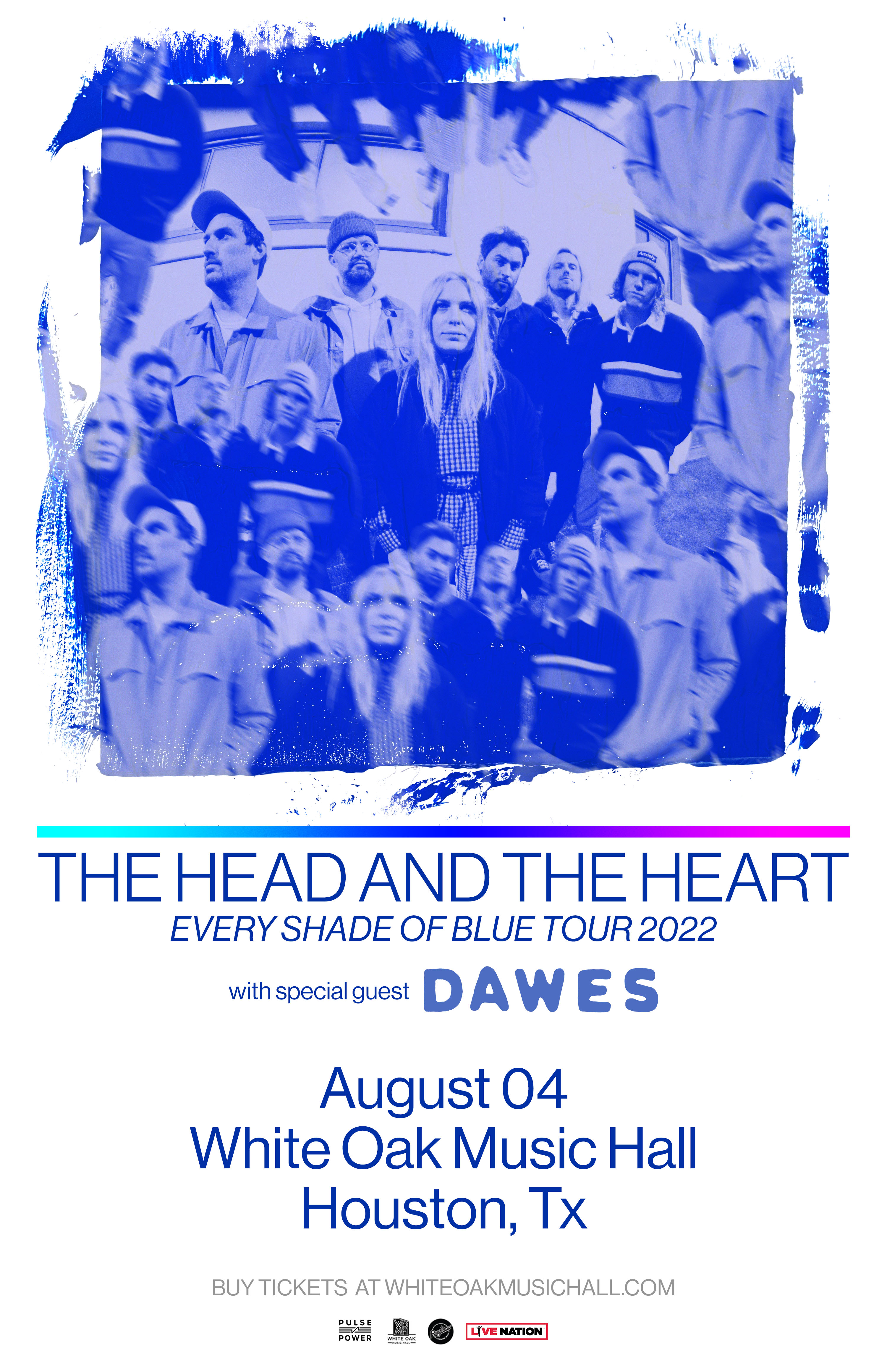 Buy Tickets To The Head And The Heart Every Shade Of Blue Tour 22 In Houston On Aug 04 22 Buy Tickets To The Head And The Heart Every Shade Of Blue Tour 22 In Houston On Aug 04 22