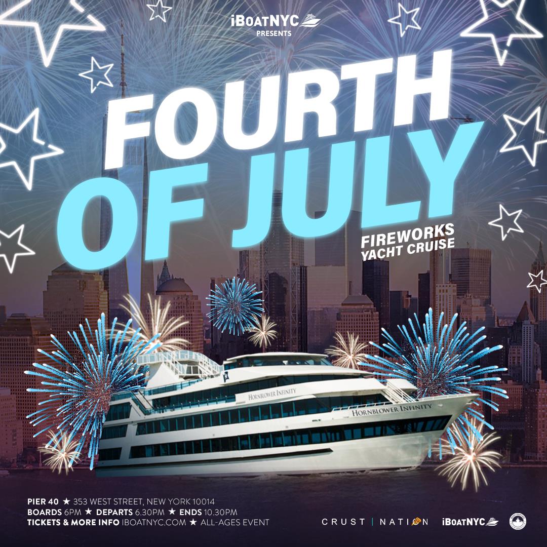 yacht club fireworks cruise