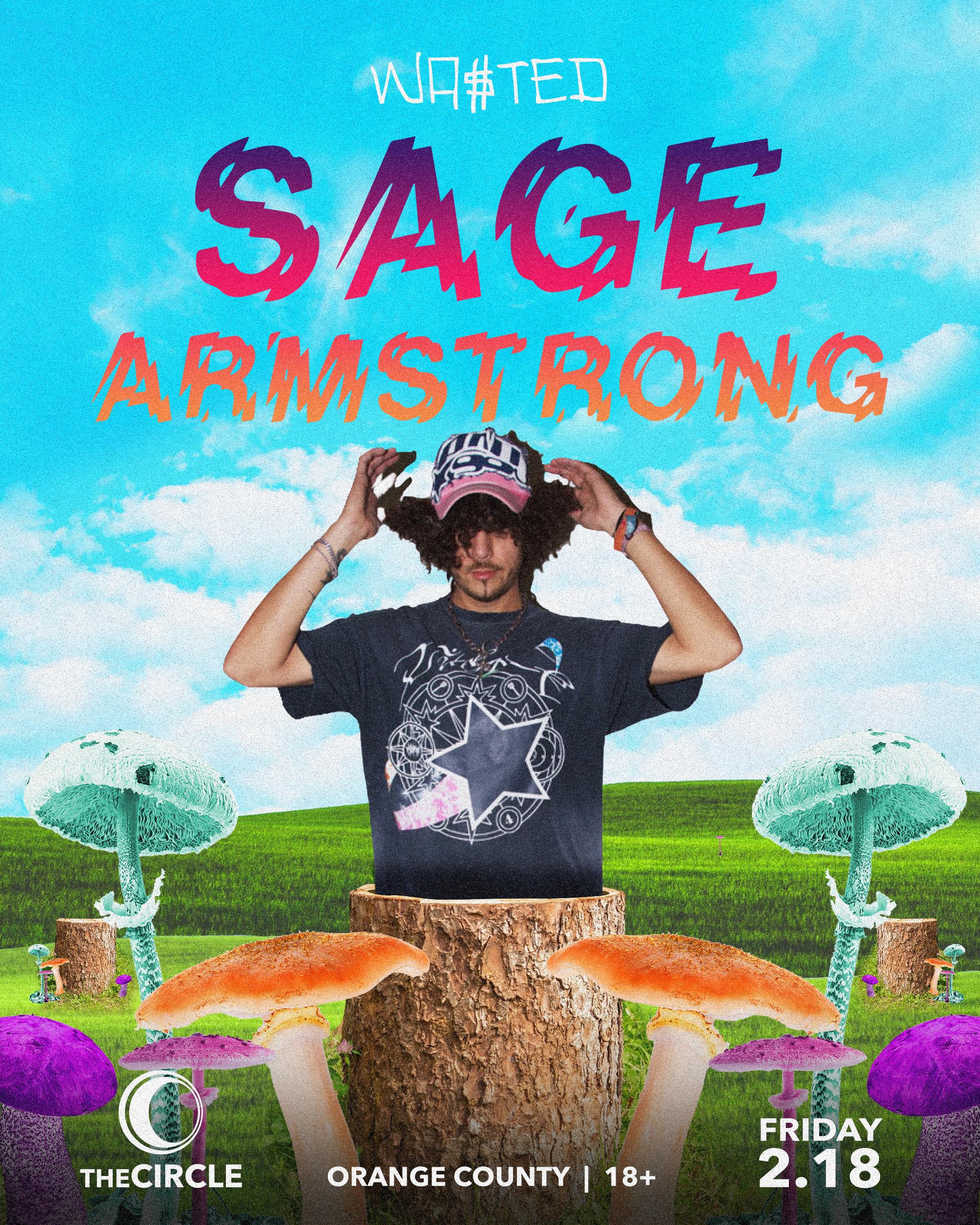 Buy Tickets to Sage Armstrong in Huntington Beach in Huntington Beach