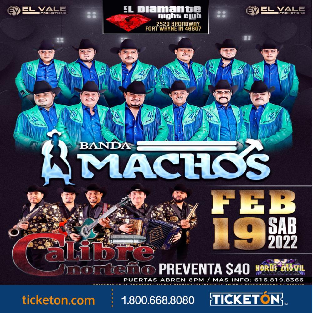 Banda Machos El Diamante Night Club Tickets Boletos Fort Wayne IN