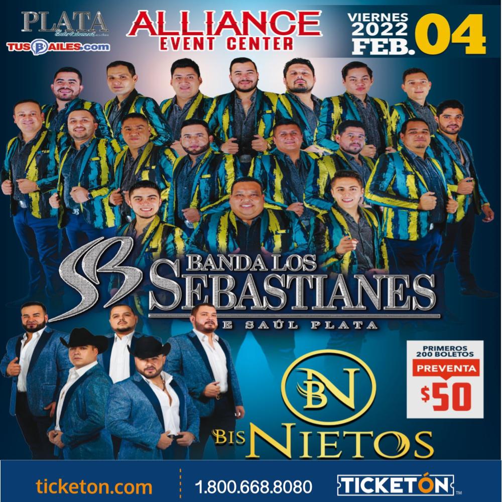 Banda Los Sebastianes Alliance Event Center Tickets Boletos Cleveland Oh 2422 2668
