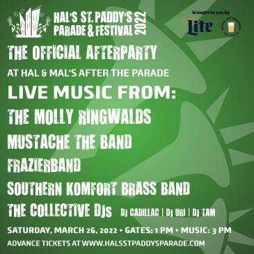 Hal's St. Paddy's Parade Official After Party: 
