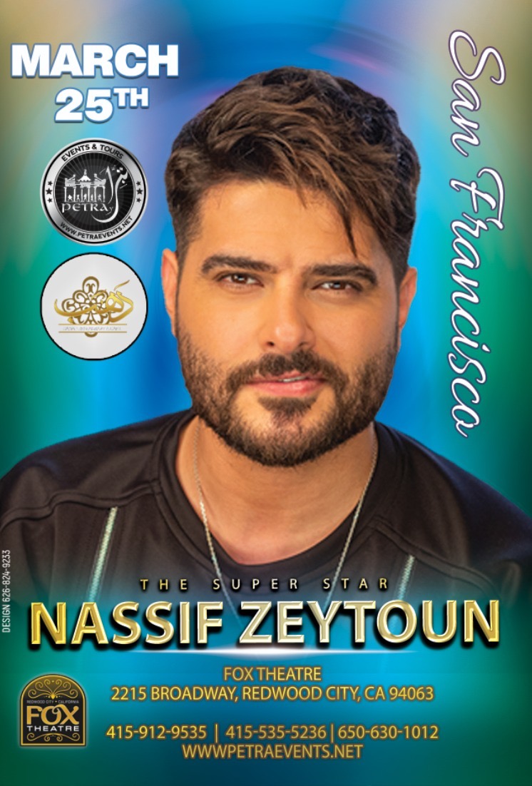 Buy Tickets to Nassif Zeytoun in Redwood City on Mar 25, 2022