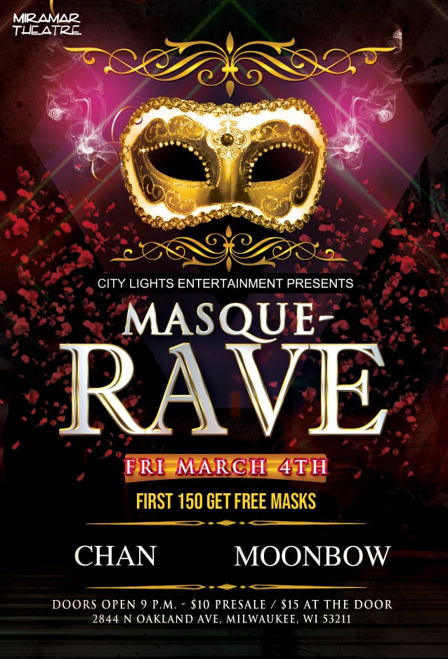 Buy Tickets to Masque Rave in Milwaukee on Mar 04, 2022