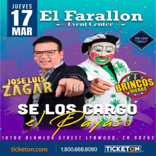 Se Los Cargo El Payaso El Farallon Event Center Tickets Boletos