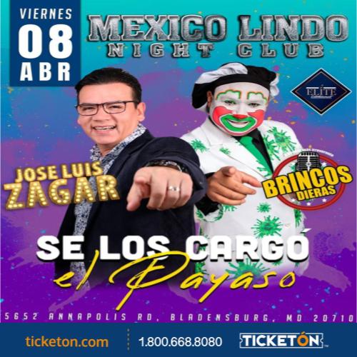 Se Los Cargo El Payaso - Mexico Lindo Night Club Tickets Boletos |  Bladensburg MD - 4/08/22