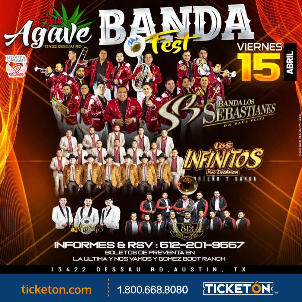 Banda Los Sebastianes Humilde Imperio Y Mas Club Agave Tickets Boletos Austin Tx 41522 9438