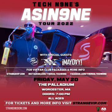 TECH N9NE - ASIN9NE TOUR 2022: 