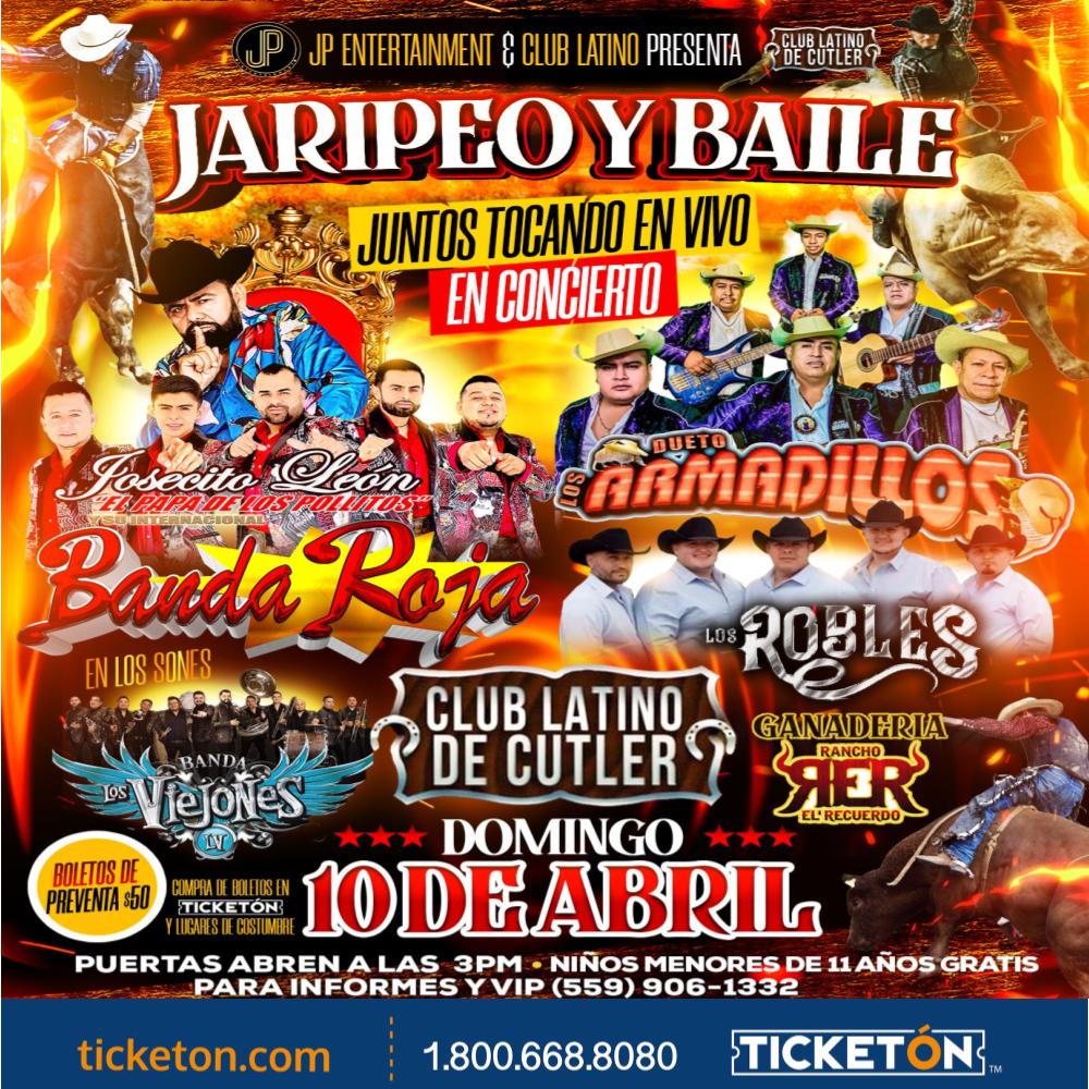 Banda Roja Club Latino de Cutler Tickets Boletos Cutler CA 4/10/22