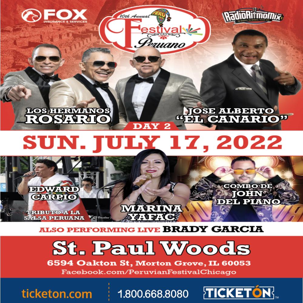 Festival Peruano Shabbona Park Tickets Boletos Chicago IL 7/17/22