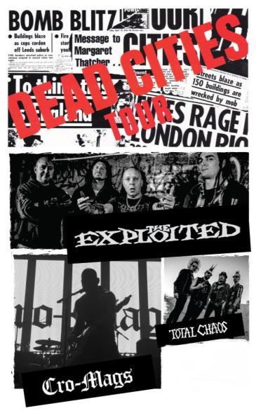 The Exploited - Dead Cities Tour: 