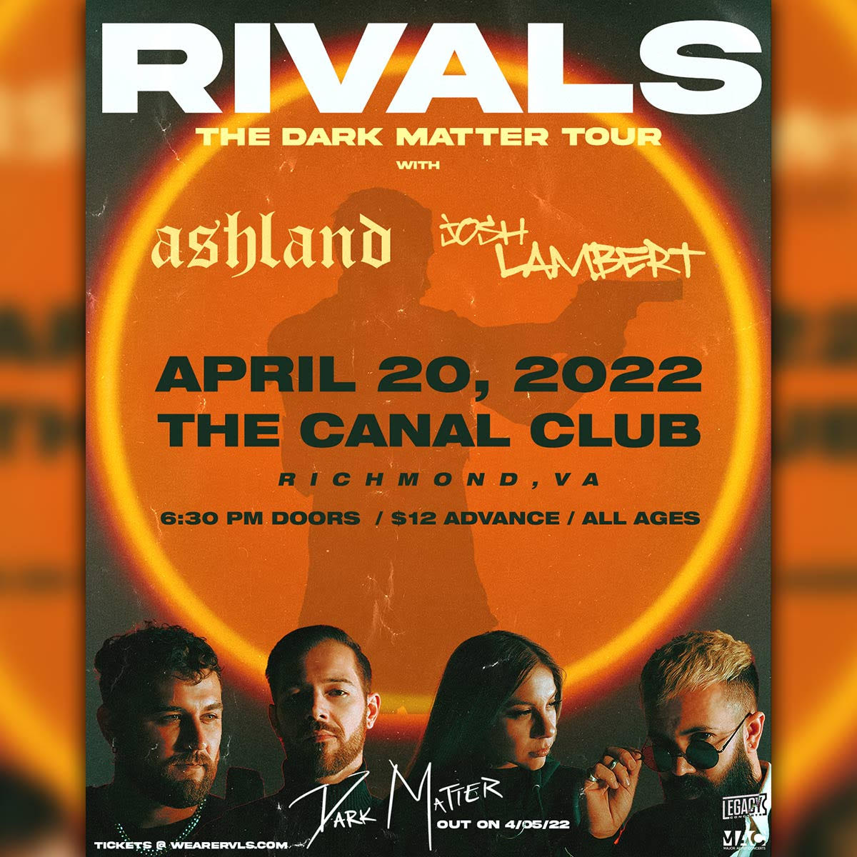 Buy Tickets to Rivals in Richmond on Apr 20, 2022