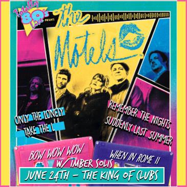 Totally 80's LIVE: The Motels & Bow Wow Wow: 