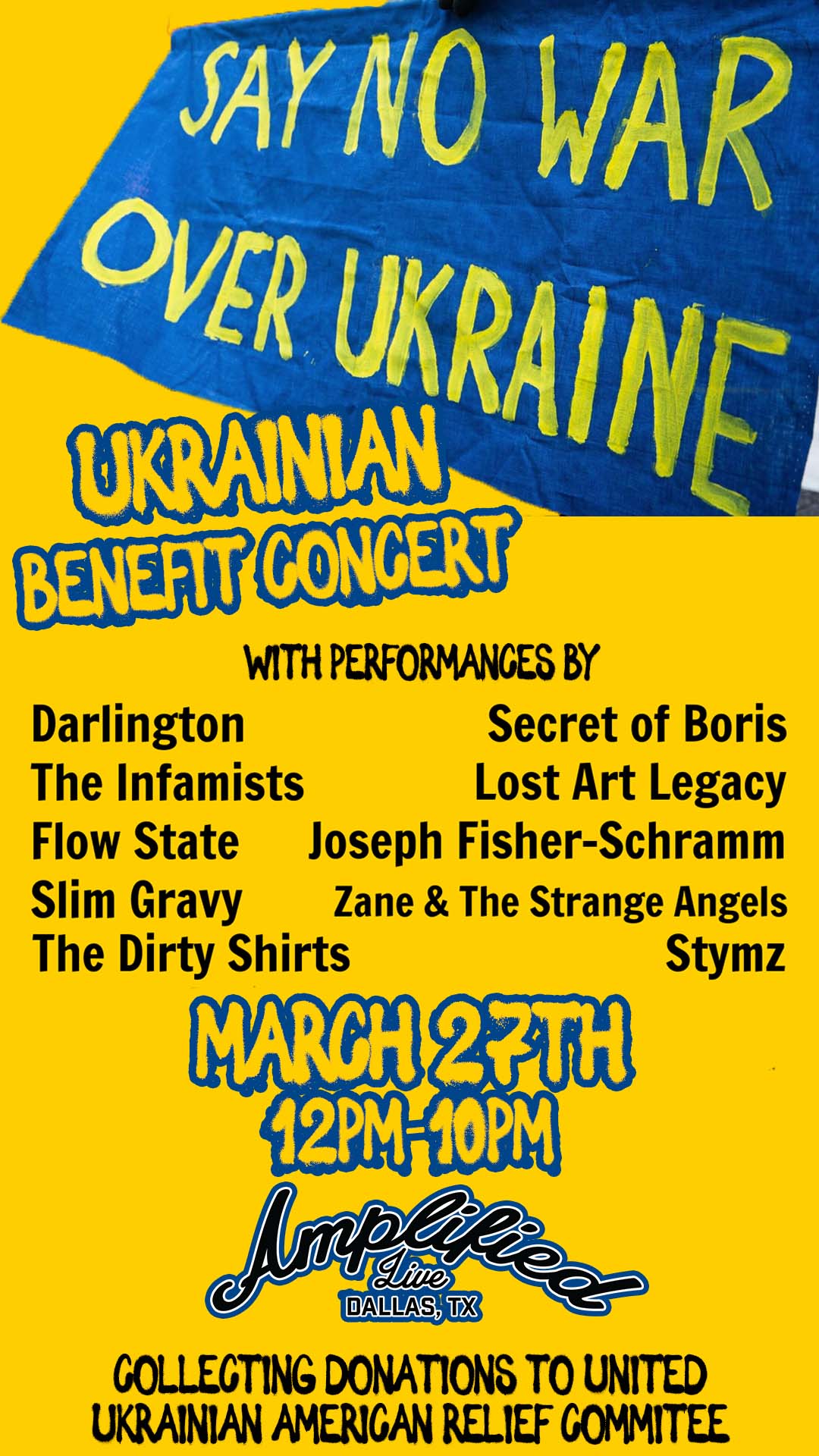 Buy Tickets to Ukrainian Benefit Concert Outside Stage in Dallas on