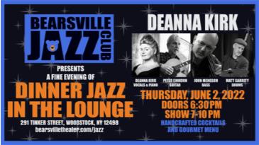 Jazz Dinner featuring Deanna Kirk: 