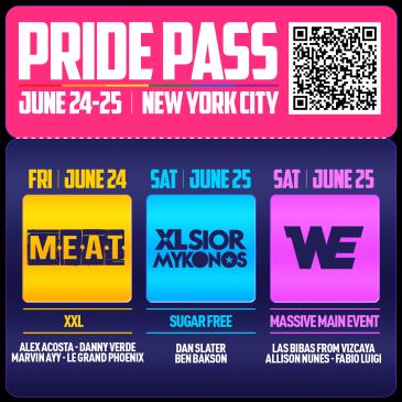 PRIDE FESTIVAL 2022 | NEW YORK | WE PARTY | MEAT | XLSIOR: 