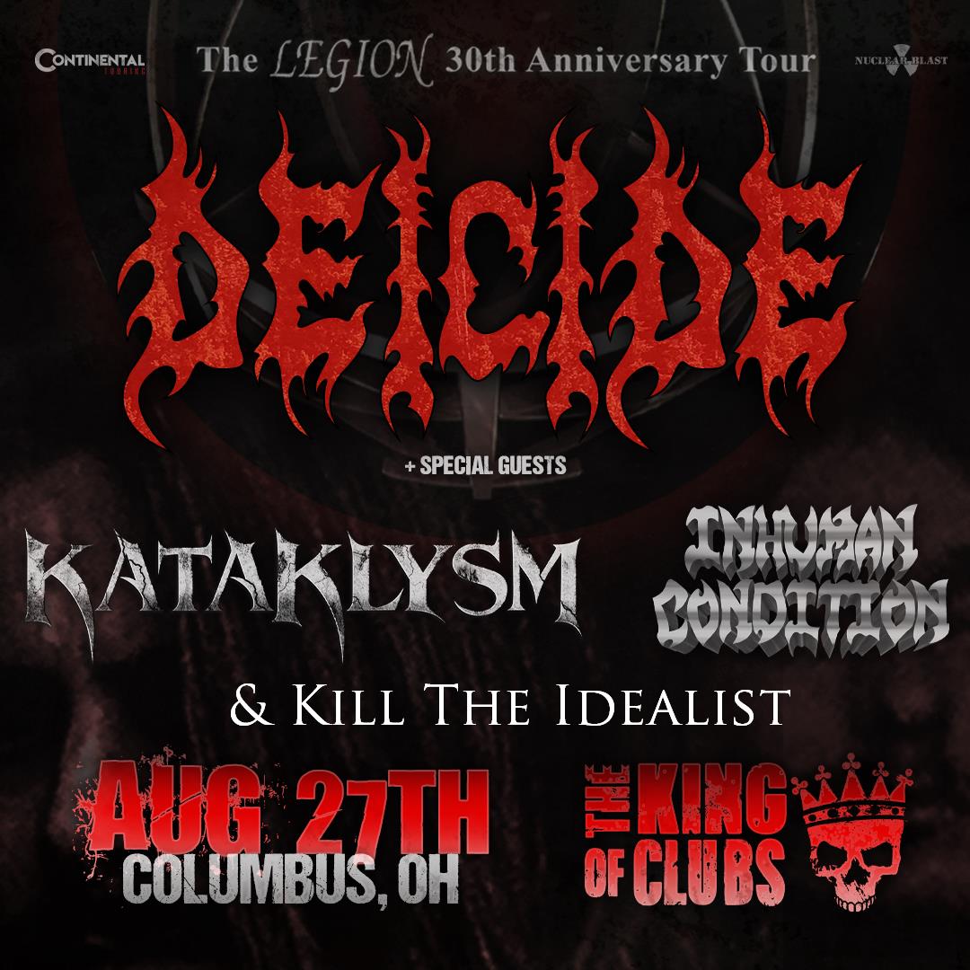 Buy Tickets to DEICIDE in Columbus on Aug 27, 2022