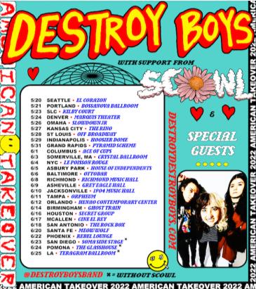Destroy Boys at Ace of Cups: 